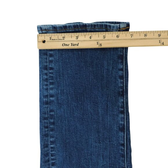 American Eagle Next Level Flex Slim Straight Jeans Mens 32 x 33 Distressed Denim - Picture 6 of 15